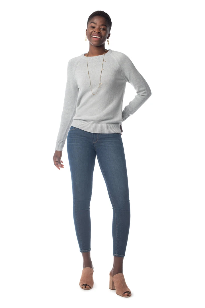 Synergy Organic Clothing Crew Sweater - Heather Gray Sale 6 Synergy Organic Clothing Crew Sweater - Heather Gray Sale