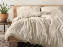 Coyuchi Crinkled Percale Duvet Cover Best Sellers
