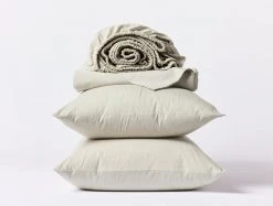 Coyuchi Crinkled Percale Sheet Set Home Goods