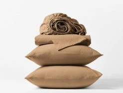 Coyuchi Crinkled Percale Sheet Set Home Goods