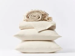 Coyuchi Crinkled Percale Sheet Set Home Goods
