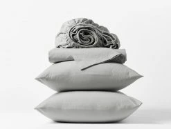 Coyuchi Crinkled Percale Sheet Set Home Goods