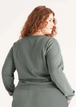 The Standard Stitch French Terry Crop Sweatshirt