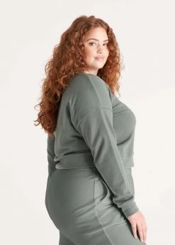 The Standard Stitch French Terry Crop Sweatshirt