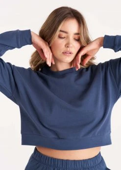 The Standard Stitch French Terry Crop Sweatshirt