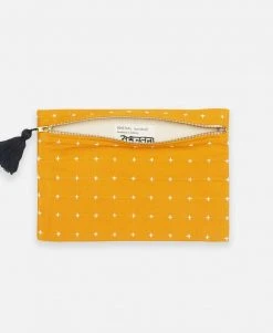 Anchal Cross Stitch Clutch Pouch
