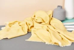 Studio Variously Dandelion Merino Throw Blanket Home Goods