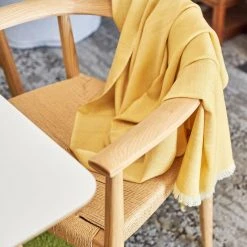 Studio Variously Dandelion Merino Throw Blanket Home Goods