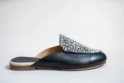 Darzah Tatreez Mule - Black + White Staff Favorites 12 Darzah Tatreez Mule - Black + White Staff Favorites