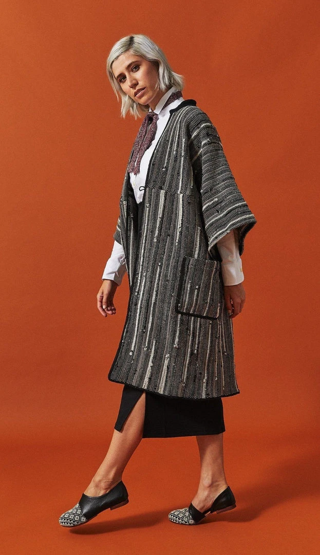 Darzah Black Tatreez Flat D'orsay 6 Darzah Black Tatreez Flat D'orsay