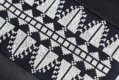 Darzah Cypress Tatreez Crossbody Bag - Ecru