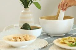 Bibol Dia Bamboo Deep Plate