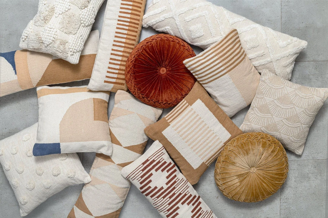 Casa Amarosa Home Goods Diagonal Chindi Throw Pillow Cover 5 Casa Amarosa Home Goods Diagonal Chindi Throw Pillow Cover