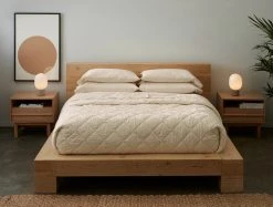 Coyuchi Home Goods Diamond Stitched Comforter