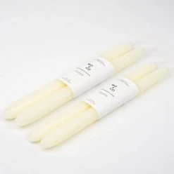 Mo&Co Home Dipped Beeswax 14" Taper Candles