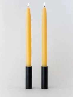 Mo&Co Home Dipped Beeswax 14" Taper Candles 14 Mo&Co Home Dipped Beeswax 14