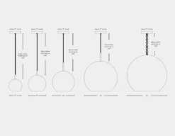 Dounia Home Aria Pendant Light - Gunmetal Handcrafted