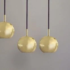 Dounia Home Lighting Mishal Pendant Light - Brass