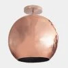 Dounia Home Mishal Semi-Flush Ceiling Light - Copper
