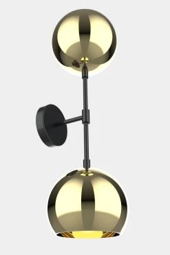 Dounia Home Mishal Dual Globe Wall Sconce Lighting