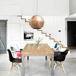 Dounia Home Nur Reversed Pendant Light - Brass Lighting 16 Dounia Home Nur Reversed Pendant Light - Brass Lighting