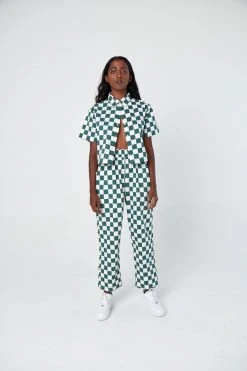 Dushyant Asthana Clothing Seema Chessboard Pants