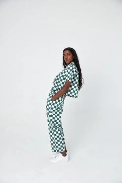 Dushyant Asthana Clothing Seema Chessboard Pants