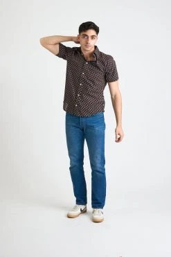 Dushyant Asthana Men's Prat Short Sleeve Shirt - Spades