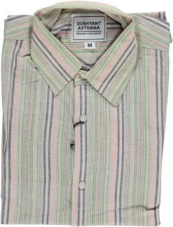 Dushyant Asthana Men's Amir Shirt - Multicolor Stripes