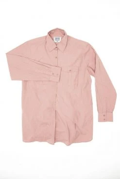 Dushyant Asthana Men's Kameez Oversized Shirt - Cameo Pink