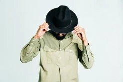 Dushyant Asthana Men's Kameez Oversized Shirt - Light Olive