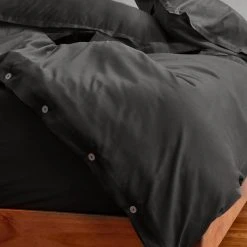 Looma Home Goods Duvet Set - Charcoal