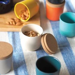 EKOBO Best Sellers Large Recycled Bamboo Storage Jar Set