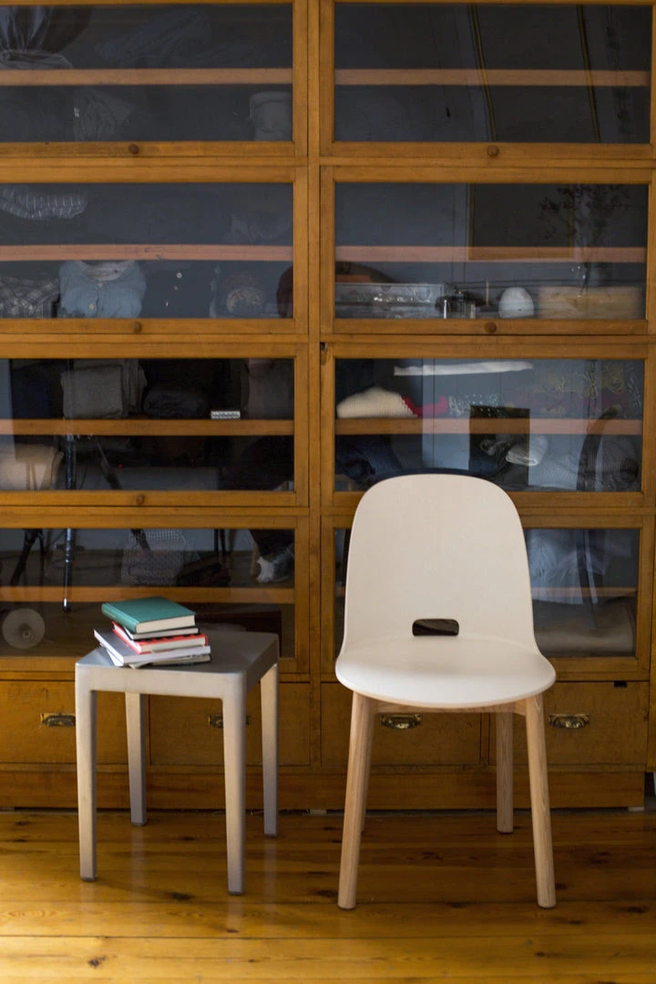 Emeco Alfi Recycled High Back Chair - Dark Ash 6 Emeco Alfi Recycled High Back Chair - Dark Ash