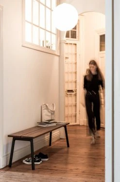 Emeco Furniture Run Bench - Black Frame