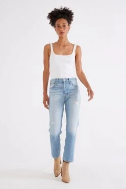 ÉTICA New Arrivals Josie High Rise Crop Jean