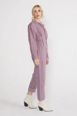ÉTICA New Arrivals Kingsley Utility Jumpsuit - Purple Dove