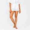 Ettitude Best Sellers Bamboo Lyocell Pajama Shorts - Feather White 1 Ettitude Best Sellers Bamboo Lyocell Pajama Shorts - Feather White