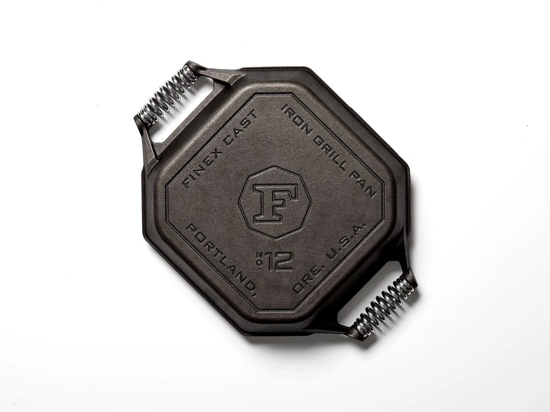 FINEX Home Goods Cast Iron 12" Grill Pan 6 FINEX Home Goods Cast Iron 12" Grill Pan