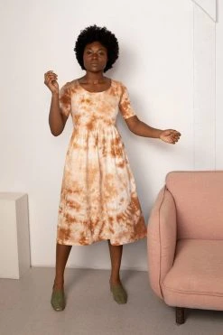 North Of West Flora Tie Dye Dress - Amber 19 North Of West Flora Tie Dye Dress - Amber