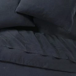 Sijo Home Goods French Linen Pillowcase Set - Pebble