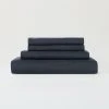 Sijo French Linen Sheet Set - Pebble Home Goods 1 Sijo French Linen Sheet Set - Pebble Home Goods