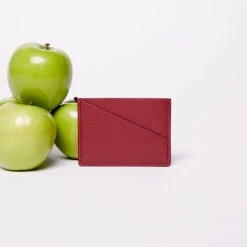 Allégorie Accessories Gala Apple Leather Puzzle Cardholder