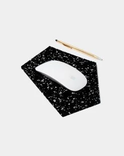 Slash Objects Gem Recycled Rubber Mousepad - Speckled Black Best Sellers