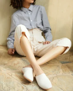 Coclico Gina Shearling Slide - Ecru