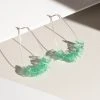Giulia Letzi + META Jewelry Leona Upcycled Drop Earrings - Aquamarine