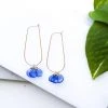Giulia Letzi + META Jewelry Ginevra Upcycled Drop Earrings - Blue 2 Giulia Letzi + META Jewelry Ginevra Upcycled Drop Earrings - Blue