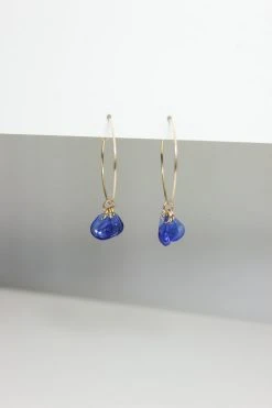 Giulia Letzi + META Jewelry Emma Upcycled Hoop Earrings - Blue