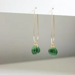 Giulia Letzi + META Jewelry Best Sellers Ginevra Upcycled Drop Earrings - Emerald