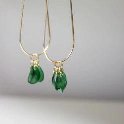 Giulia Letzi + META Jewelry Best Sellers Ginevra Upcycled Drop Earrings - Emerald